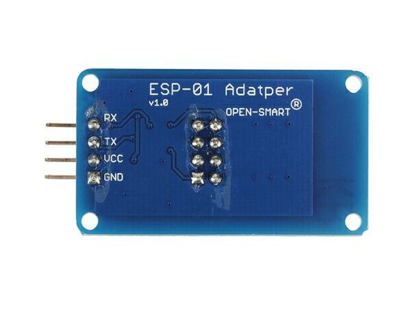 ESP8266 WiFi module ESP-01 adapter plaat met header pins onderkant